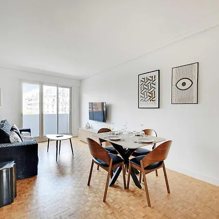 Elegant Ac 1br-4p- Ternes 아파트 *